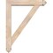 Ekena Millwork Traditional Arts and Crafts Smooth Bracket w/ Offset Brace, Douglas Fir, 5 1/2"W x 28"D x 36"H BKT0604X28X36TRA03SDF - alternate 3